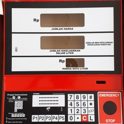 Cover window Tatsuno atau Gilbarco